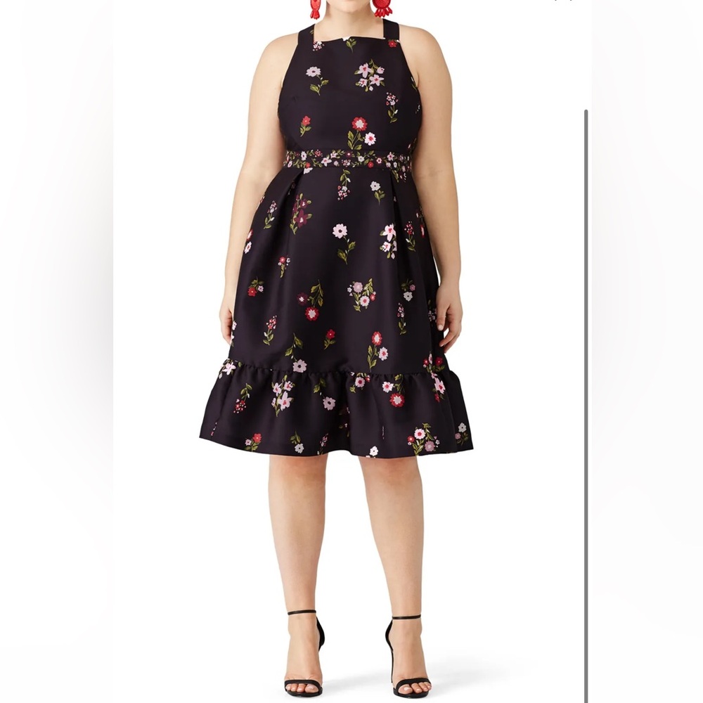 Kate Spade New York Printed In Bloom Dress Size 16